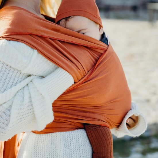 Neko Neko elastische draagdoek - Cinnamon