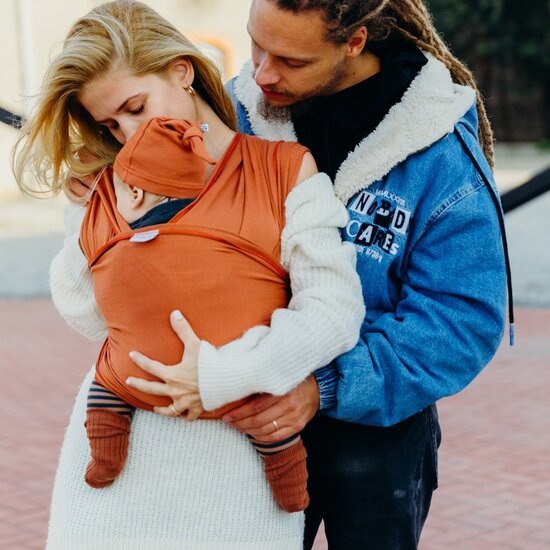 Neko Neko elastische draagdoek - Cinnamon