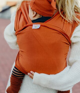 Neko elastische draagdoek - Cinnamon