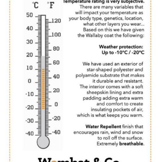 Wombat & Co Wallaby draag- en positiejas maat XS - Green