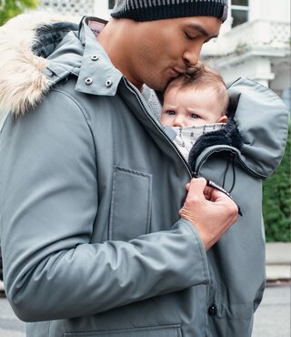 Wombat&Co Bandicoot maat M - draagjas voor mannen - Grey