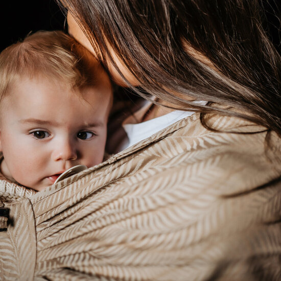 Pure Baby Love  Pure Baby Love Wrap  &  Go + - Palm Taupe/Beige