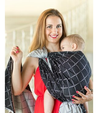 Isara draagdoek - Diamonda Black