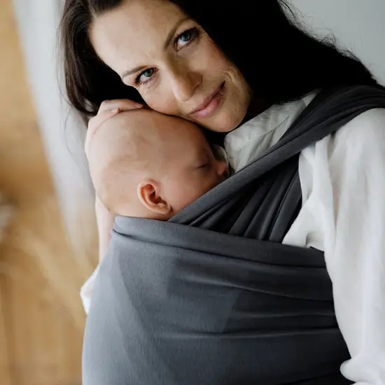 Little Frog  Little Frog rekbare draagdoek - Lava Grey