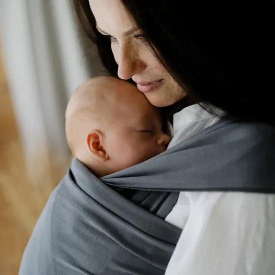 Little Frog  Little Frog rekbare draagdoek - Lava Grey