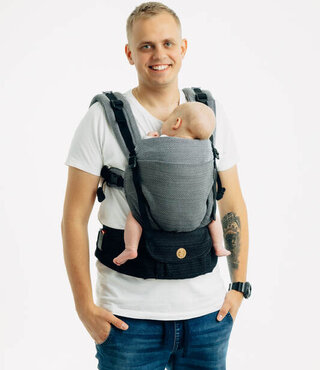 LennyUpGrade PRO - Little Herringbone Ombre Grey