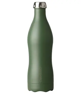 DOWABO roestvrijstalenisolatie fles 800 ml - Olive