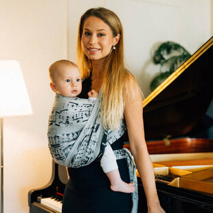 LennyLamb draagdoek - Melody Polonaise