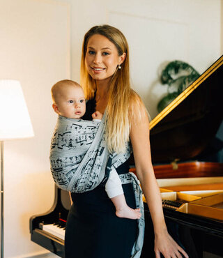 LennyLamb draagdoek - Melody Polonaise