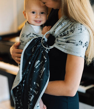 LennyLamb ringsling - Melody Polonaise