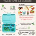 Yumbox  Yumbox Bentobox XL - 5 vakken - Tapas Antibes Blue