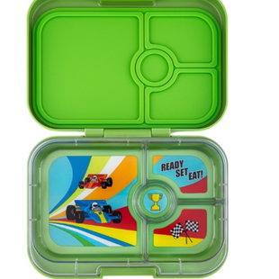 Yumbox Bentobox Panino - Marcha Green Race Cars