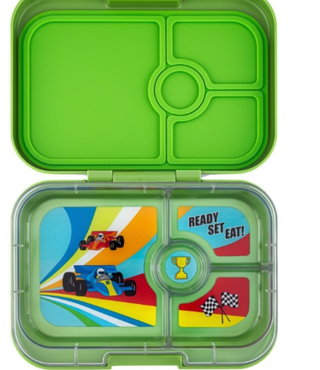 Yumbox Bentobox Panino - Marcha Green Race Cars