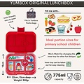 Yumbox  Yumbox Bentobox Original - 6 vakken - Wow Red