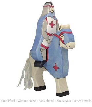 Holztiger - Blauwe Ridder met Mantel (Rijdend, zonder Paard)