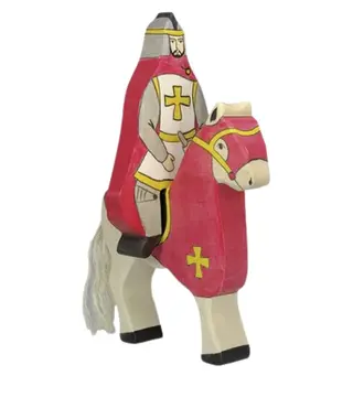 Holztiger - Rode Ridder met Mantel (Rijdend, zonder Paard)