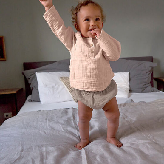 Lässig Lässig Cozy Muslin Longsleeve – Powder Pink