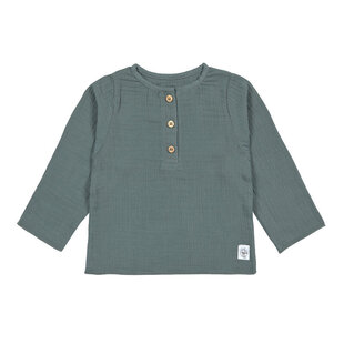 Lässig Cozy Muslin Longsleeve – Petrol Green