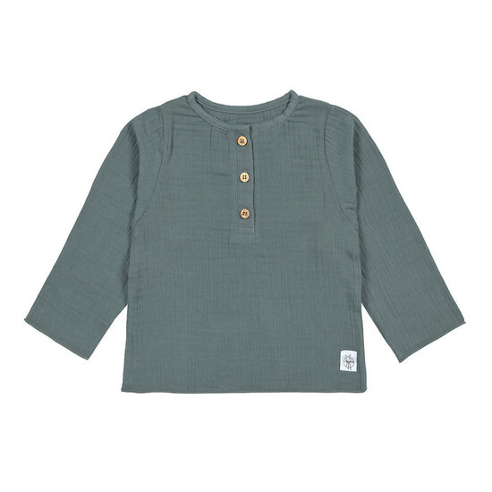 Lässig Lässig Cozy Muslin Longsleeve – Petrol Green