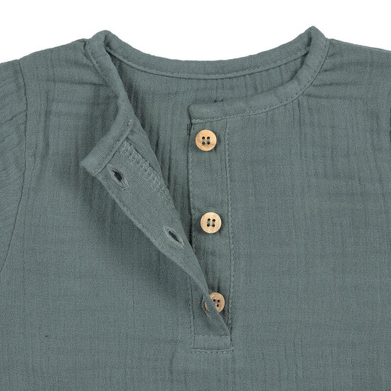 Lässig Lässig Cozy Muslin Longsleeve – Petrol Green