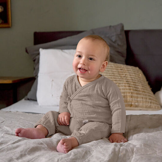 Lässig Lässig Cozy Muslin Pants – Olive