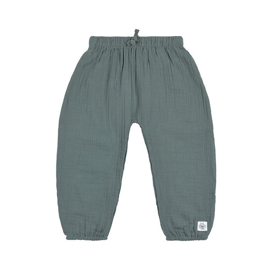 Lässig Lässig Cozy Muslin Pants – Petrol Green