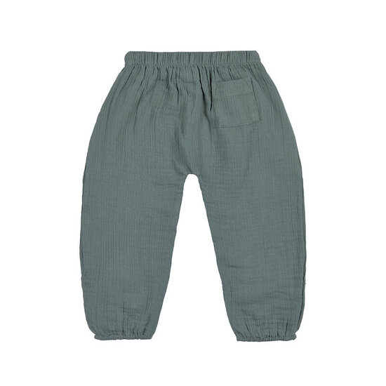 Lässig Lässig Cozy Muslin Pants – Petrol Green