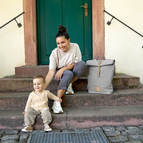 Lässig Lässig Cozy Muslin Pants – Silver Grey