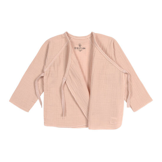 Lässig Lässig Cozy Muslin Overslagshirt (Kimono) – Powder Pink