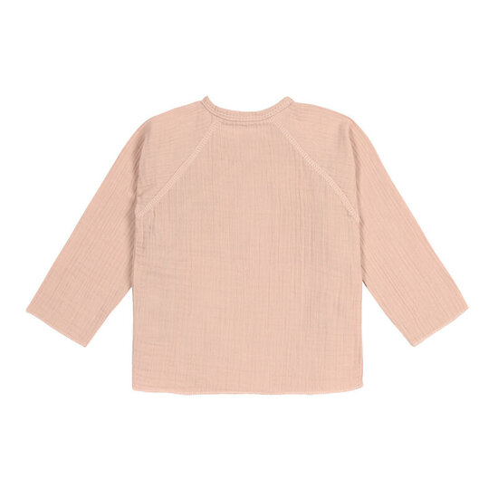 Lässig Lässig Cozy Muslin Overslagshirt (Kimono) – Powder Pink