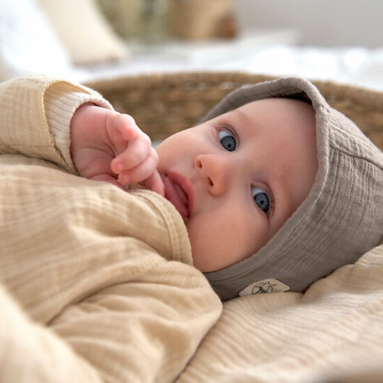 Lässig Lässig Cozy Muslin Overslagshirt (Kimono) – Nature