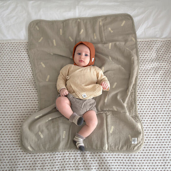 Lässig Lässig Cozy Muslin Overslagshirt (Kimono) – Nature