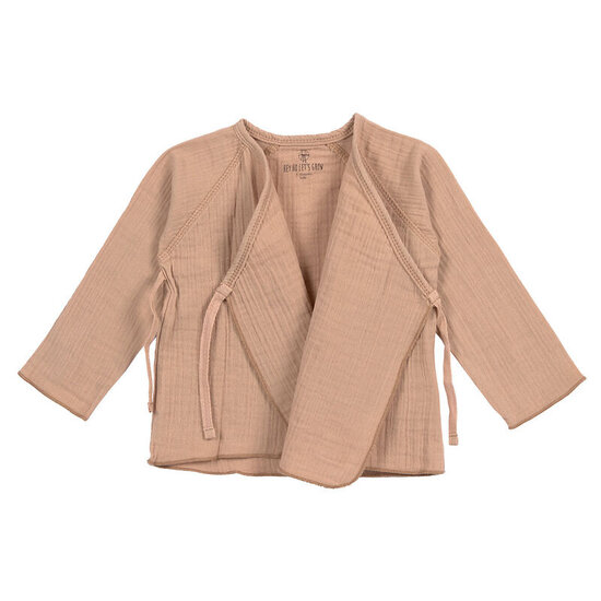 Lässig Lässig Cozy Muslin Overslagshirt (Kimono) – Maple