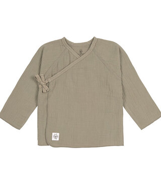 Lässig Cozy Muslin Overslagshirt (Kimono) – Olive