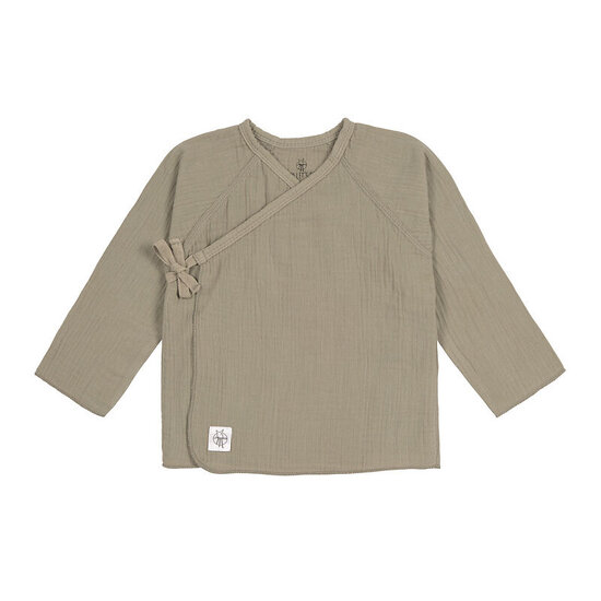 Lässig Lässig Cozy Muslin Overslagshirt (Kimono) – Olive