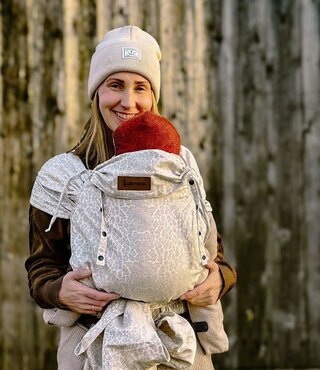 Didymos DidyKlick Halfbuckle Draagzak – Leo Pure Leinen (linnen & katoen)