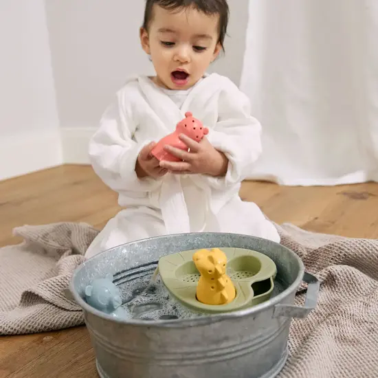 Lässig LÄSSIG Boat Toy Set bad- en zandspeelgoed met 3 diertjes