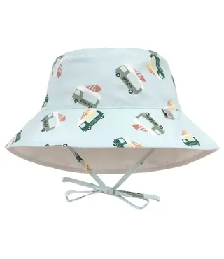 LÄSSIG Zonnehoedje UPF 80 Omkeerbaar – Ice Cream/Truck