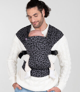 IZMI Baby Carrier Draagzak - Leopard Grey