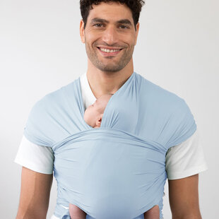 Izmi Breeze Rekbare Draagdoek - Sky Blue