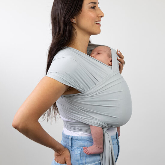 Izmi IZMI Breeze Rekbare Draagdoek - Pearl Grey
