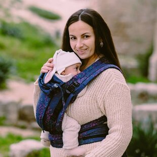 Didymos DidyFlow - Mosaic Sparks in de dark