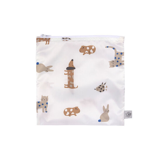 Lässig LÄSSIG Snack Bags - Little Mateys Royal Blue (2 stuks)