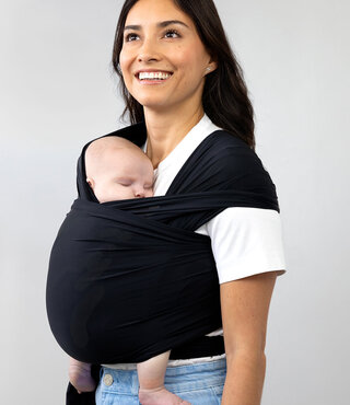 Izmi Breeze Rekbare Draagdoek - Black