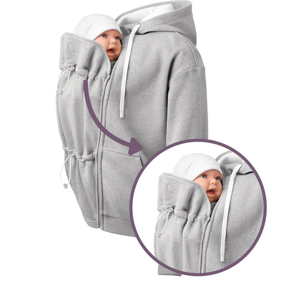 Mamalila Mamalila Sweat draagjas London - Grijs