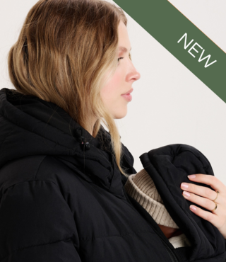 Noppies 3-in-1 zwangerschaps- en draagjas  - Black