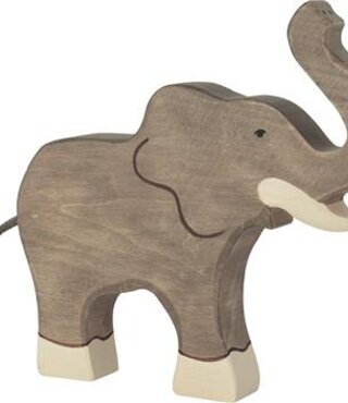 Holztiger - Olifant (groot) met opgeven slurf