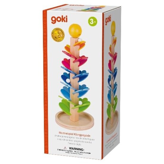 Goki Goki - Pagode Houten Knikkerbaan