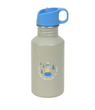 LÄSSIG Sunny Explorer RVS Drinkfles 500 ml – Green/Blue
