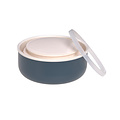 Lässig Lässig Food Jar  - Happy Prints Midnight Blue